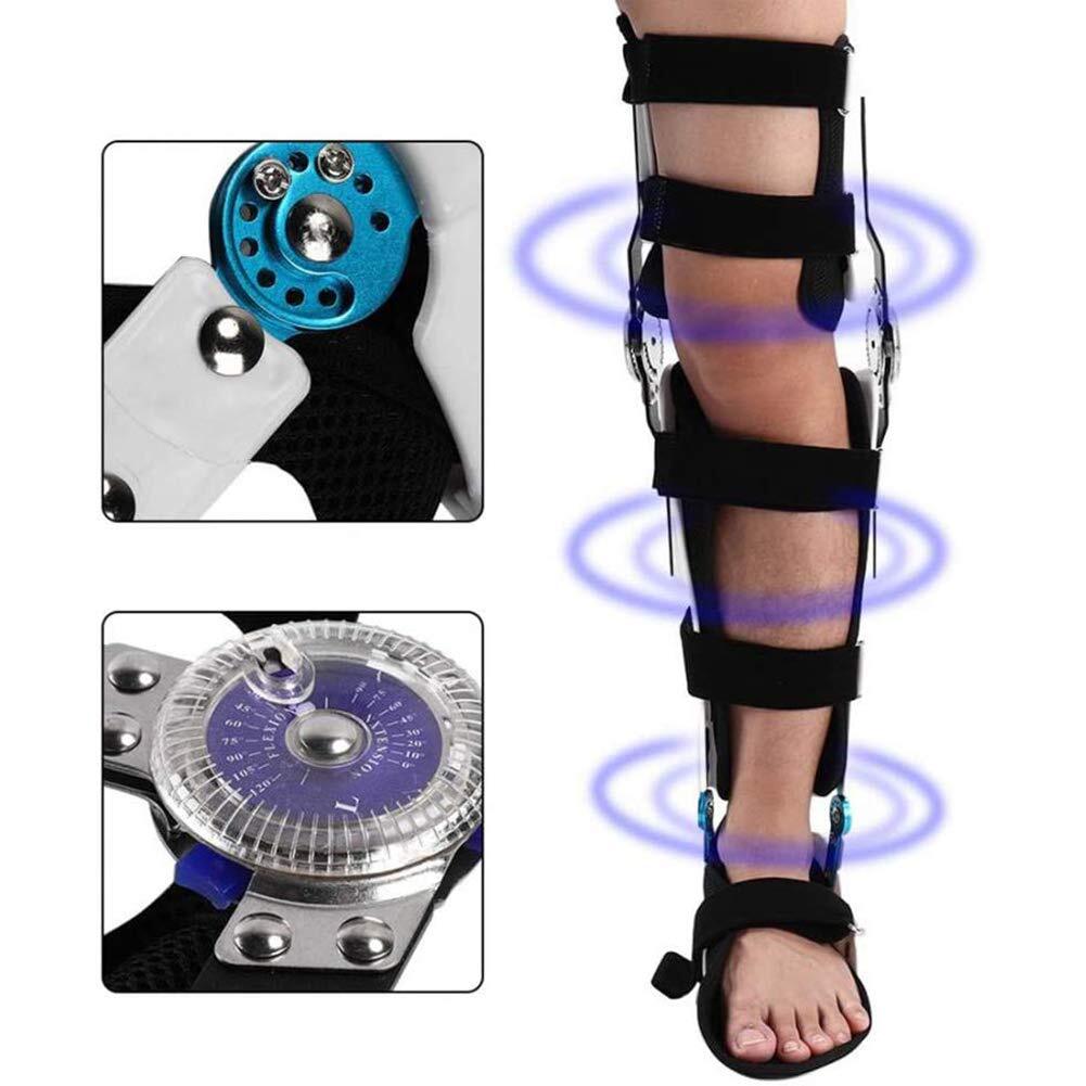 Unisex adjustable orthopedic KAFO Knee Ankle Foot Support Brace Universal-HQ