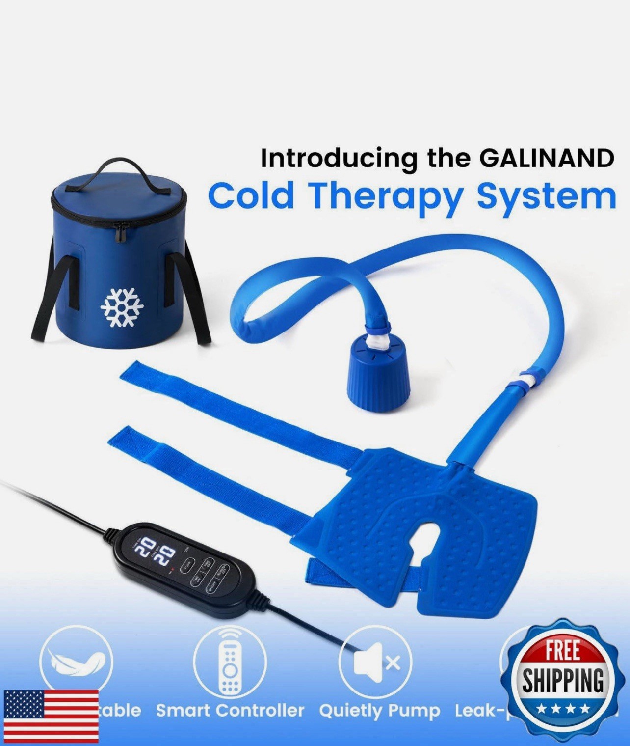 Cold Therapy Machine, Ice Machine for Knee Care After-Surgery, Knee Replacement