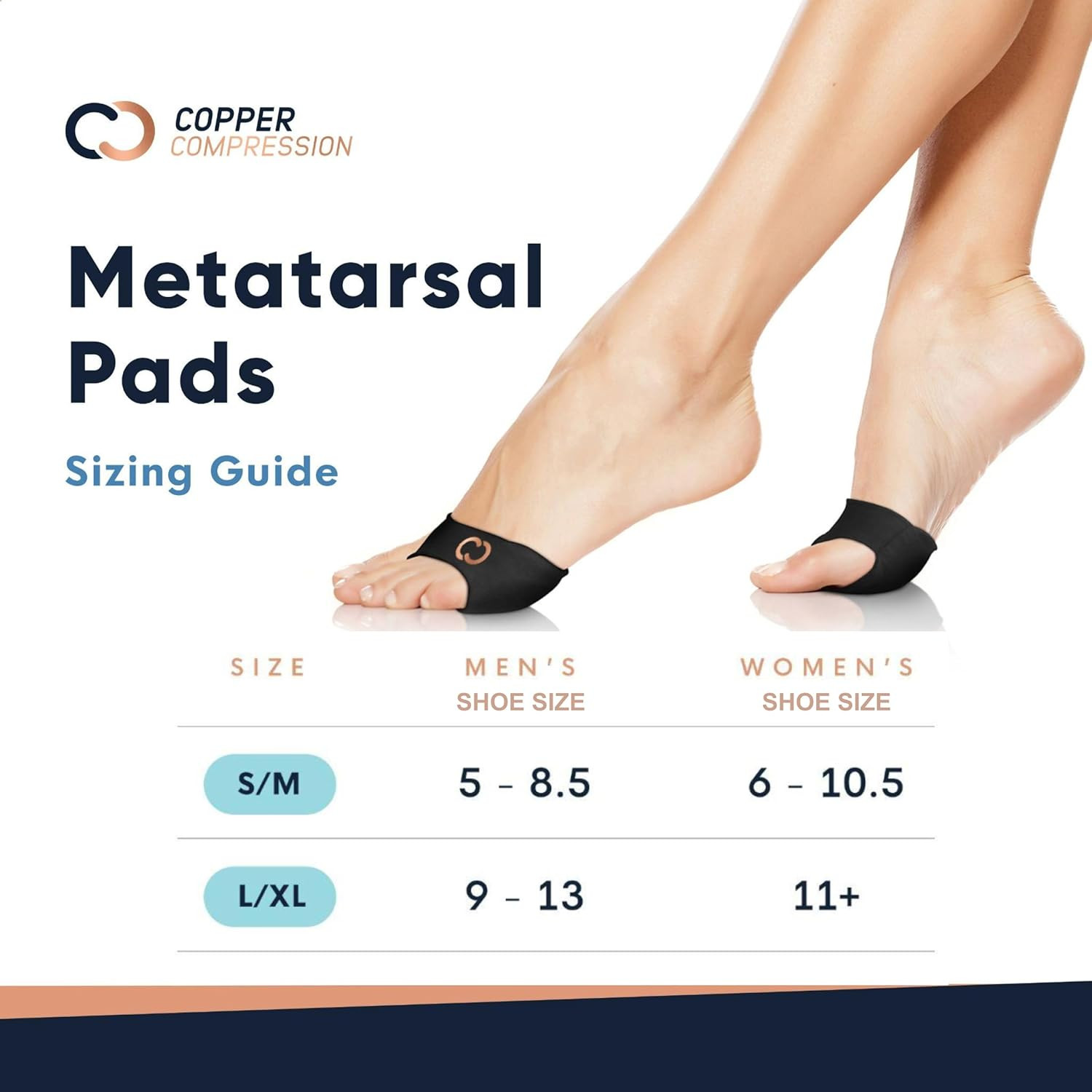 Metatarsal Pads for Women & Men – Orthopedic Ball of Foot Braces – Gel Cushions