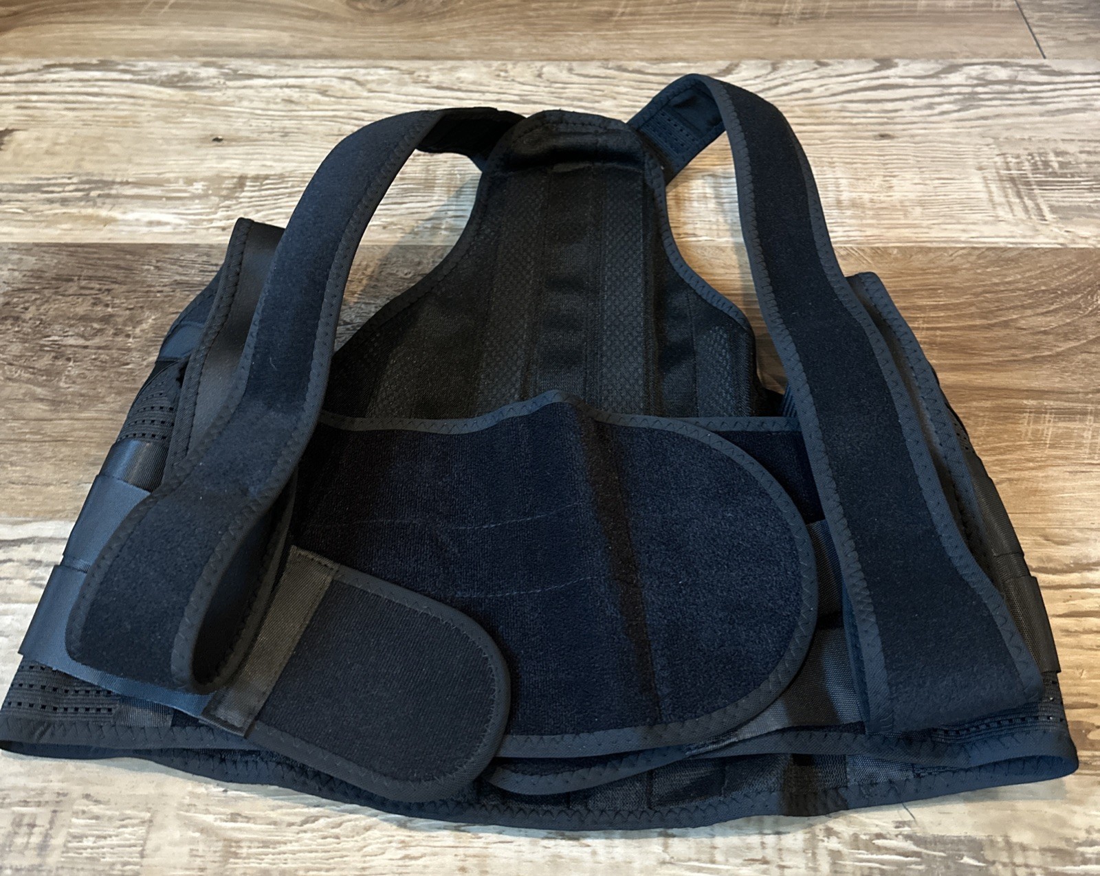 Excellence Back Brace Spinal Support Black M Lumbar Rehab Postural Heavy Injury
