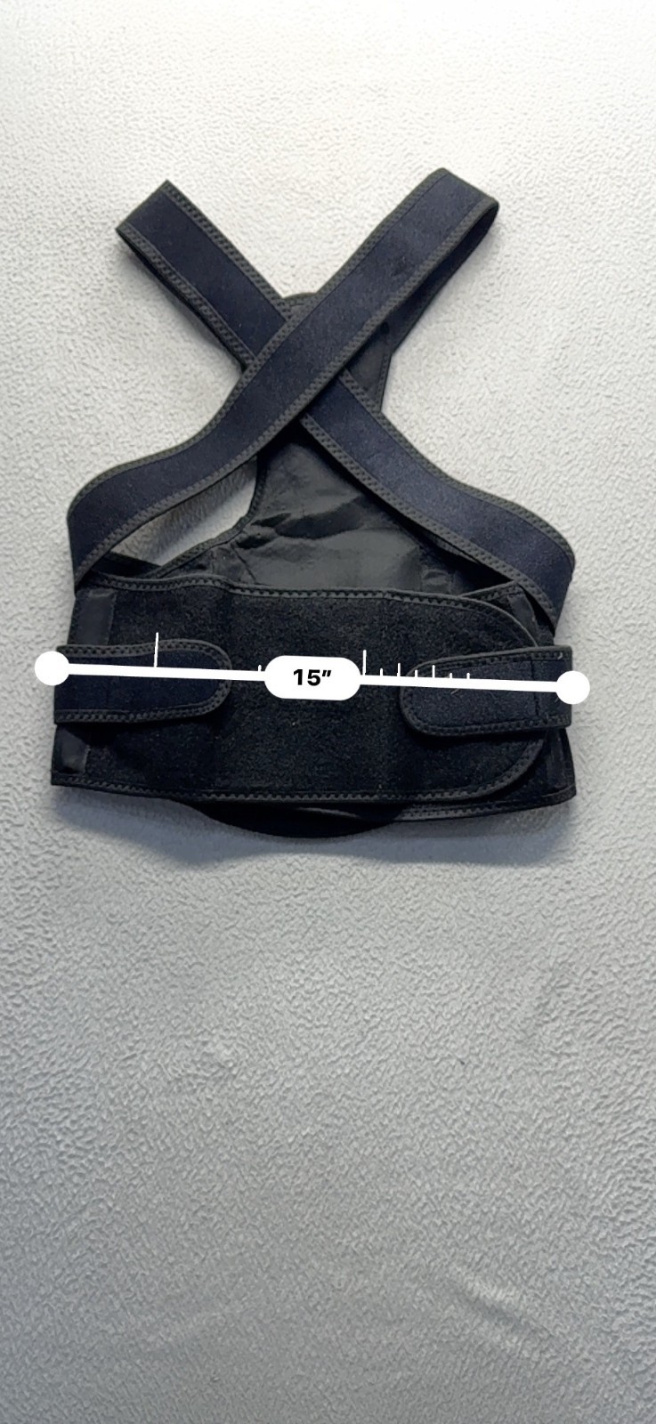 Selbite Adjustable Back Posture Corrector Brace L Neoprene/Polyester Blend 111B