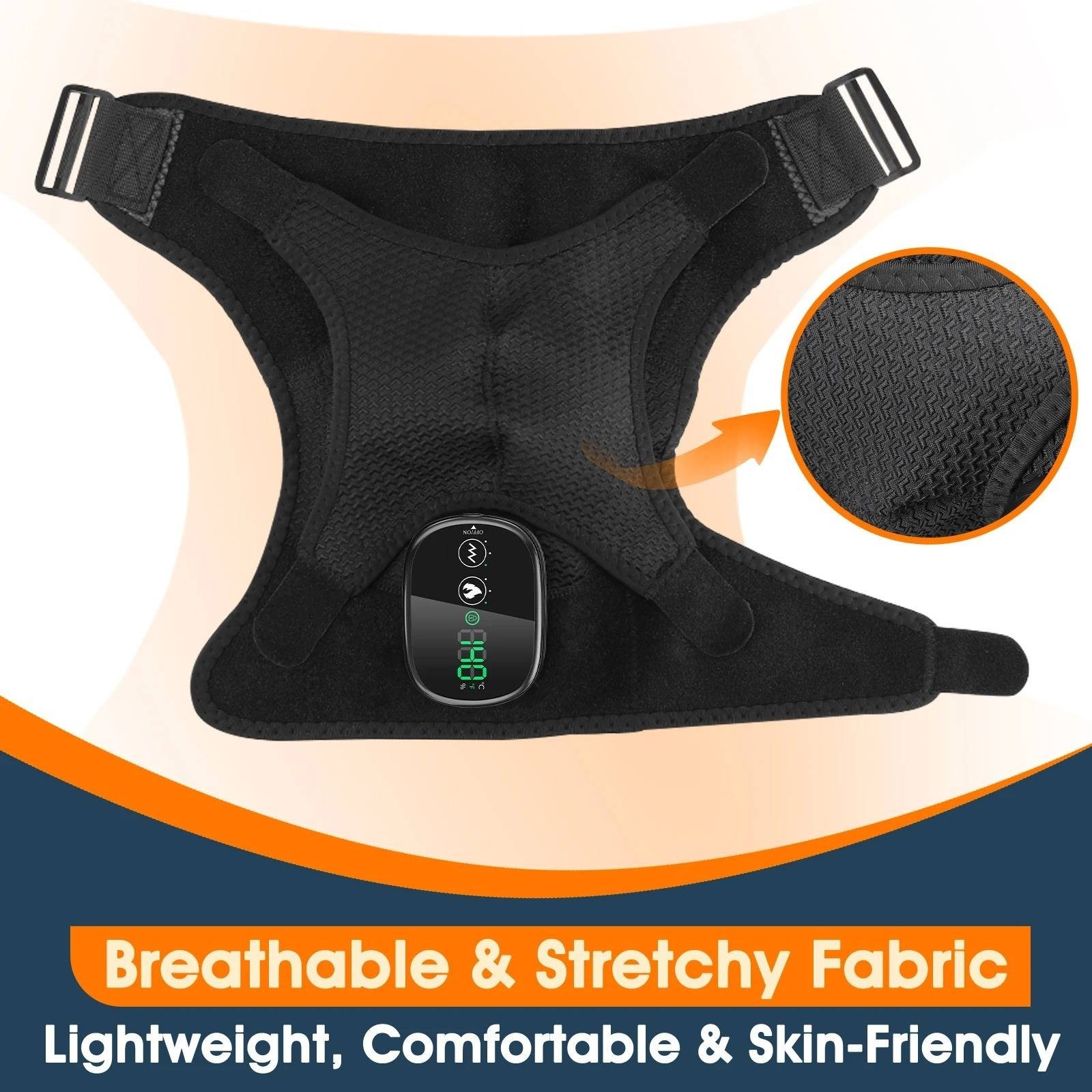 Back Shoulder Belt Brace Relax Shoulder Neck Muscle Massagers Health Care