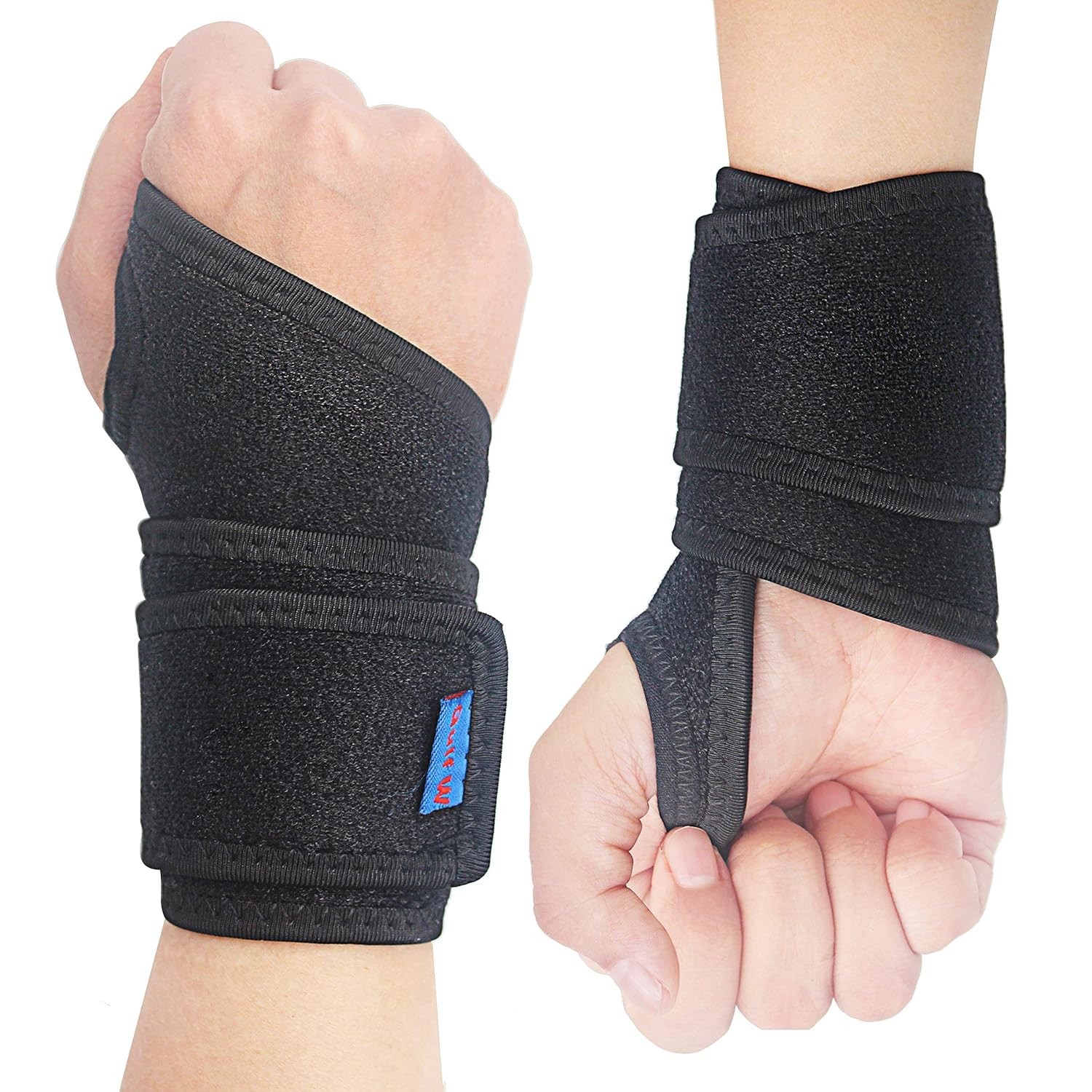 Reversible Wrist Support Straps – 2-Pack for Sports Injuries & Tendonitis Relief