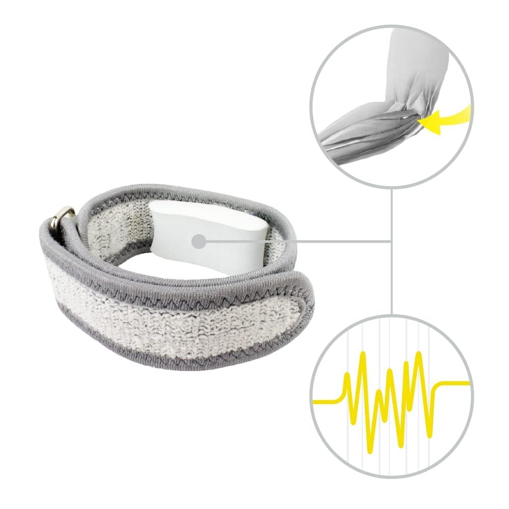 Gray Orthopedic Brace for Tennis Elbow Golfer’s Elbow Pain Relief One Size