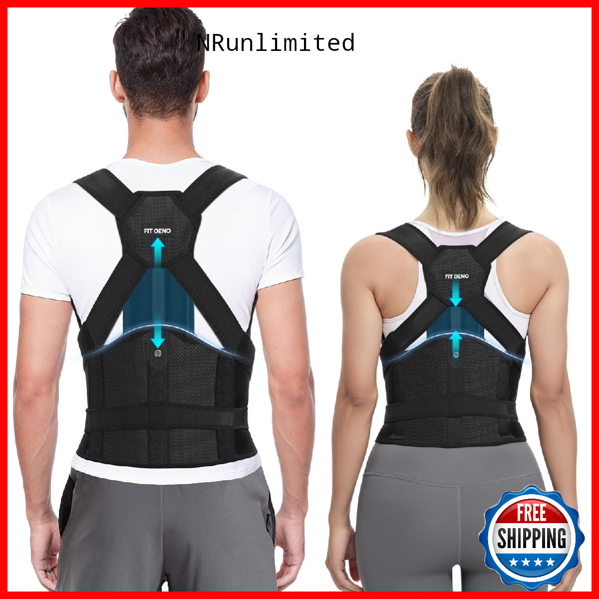 Fit Geno Posture Corrector For Women And Men Heightfit Patented Height