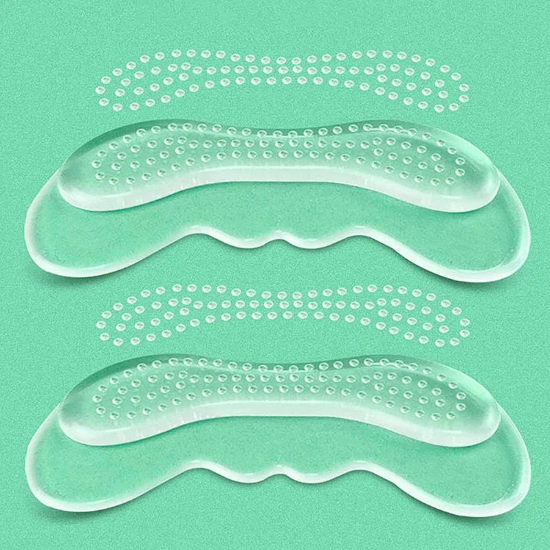 10 pairs Invisible Silicone Gel Heel StickersPain Relief InsolesFoot CareAdhesiv