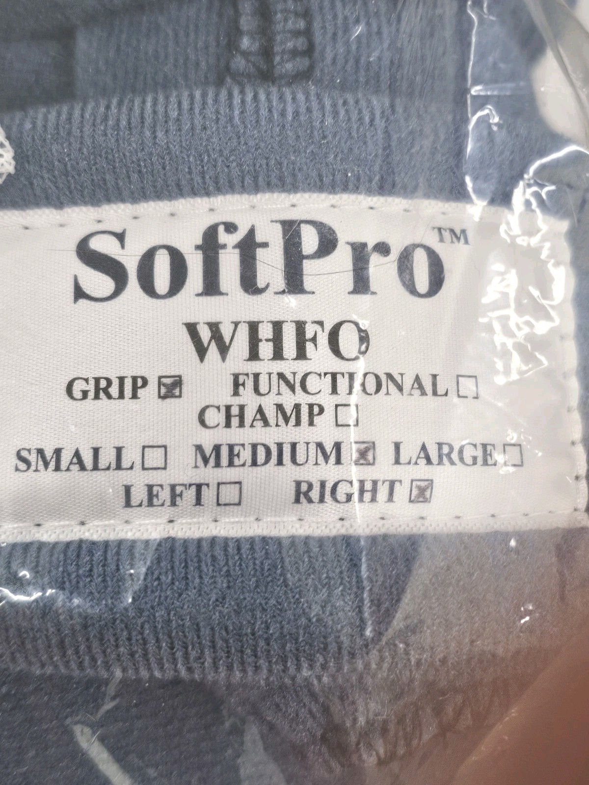 SoftPro WHFO Functional Orthosis Support Grip Medium Right R new in seal