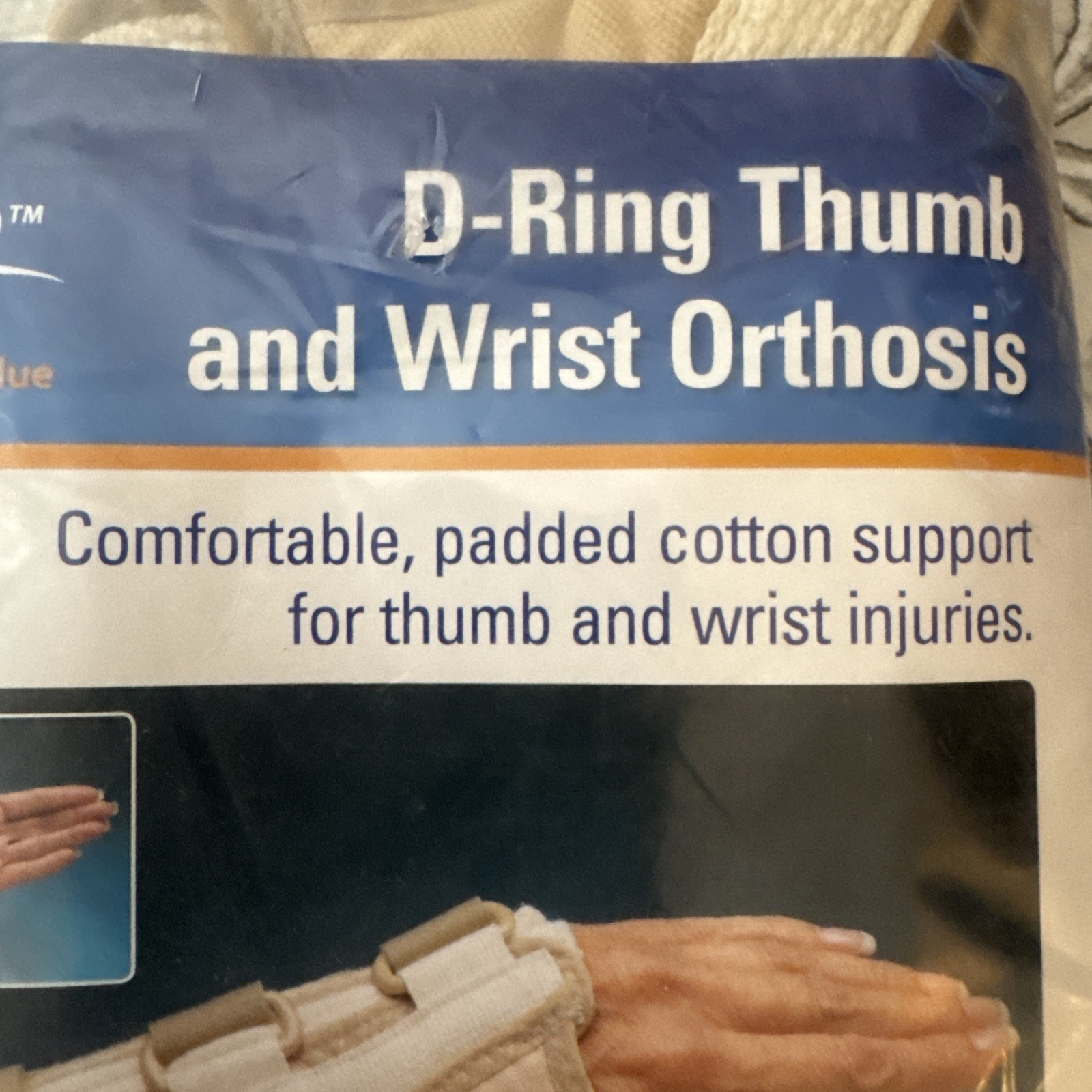 Wrist Splint Norco D-Ring Thumb and Wrist Orthosis Long Left X-Large