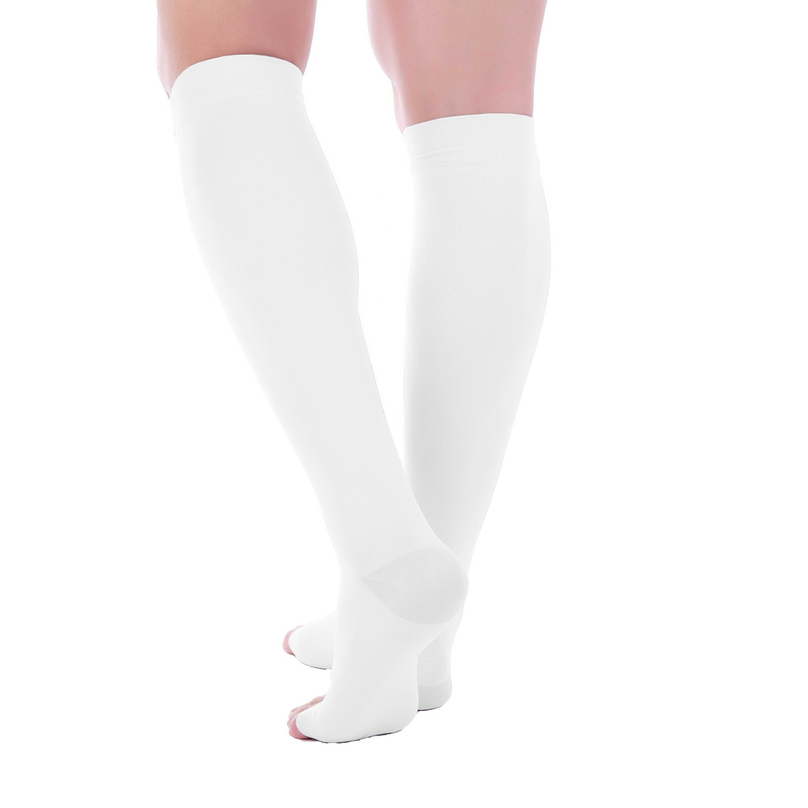 Doc Miller Open Toe Socks Compression Socks 15-20 mmHg Recovery Varicose Veins