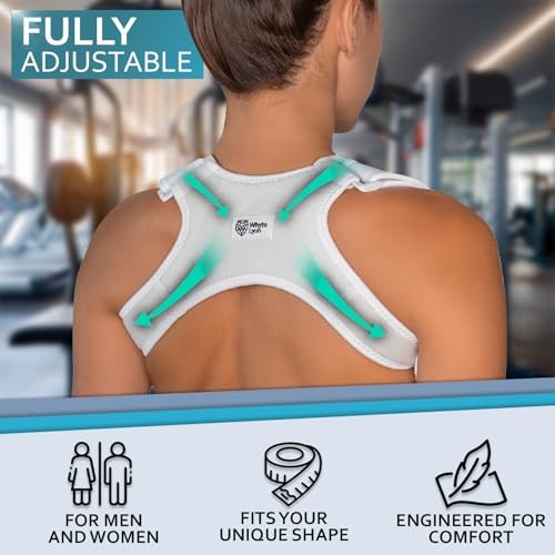 Upper Back Posture and Neck Hump Corrector – for Women and Men – Support Brace a