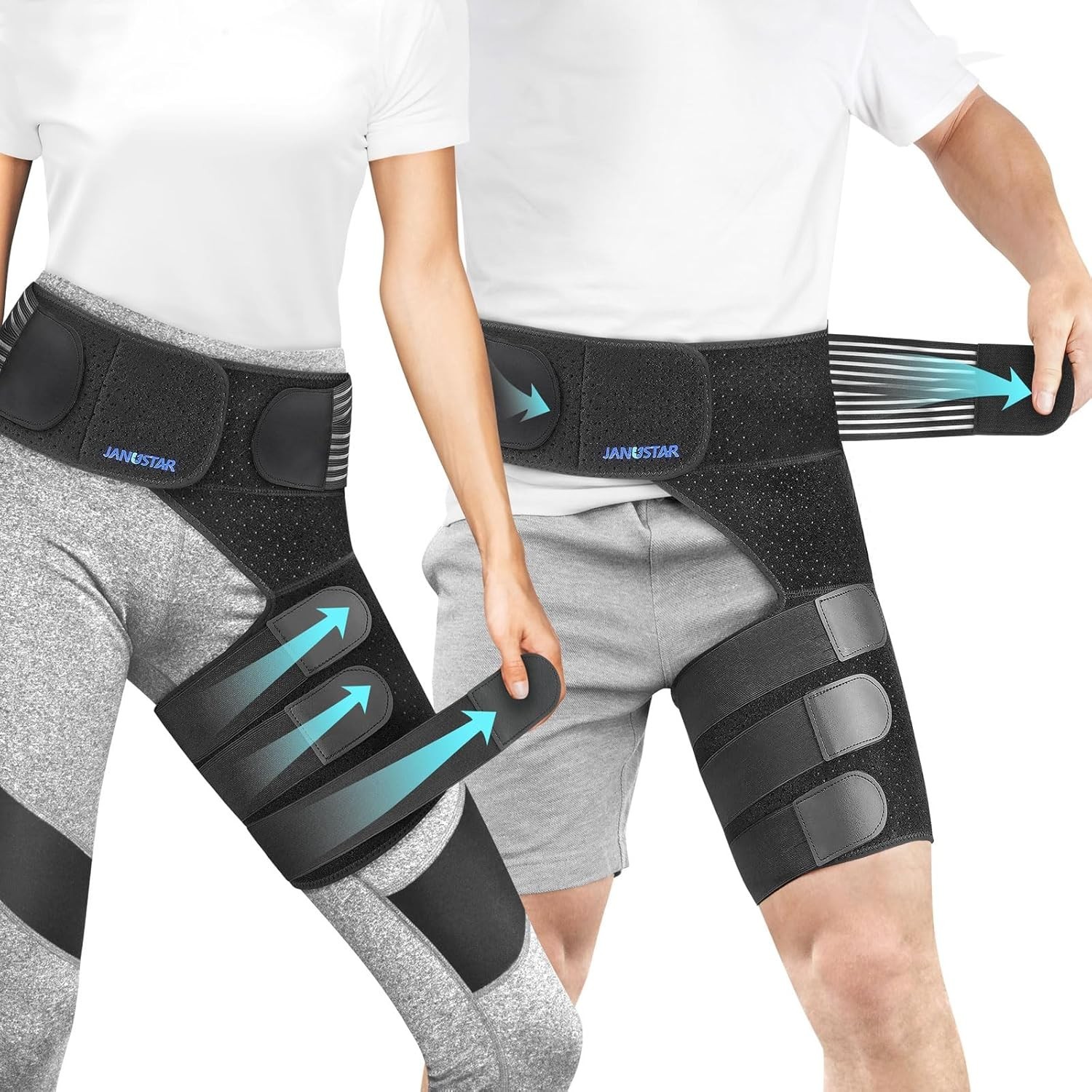 Sciatica Pain Relief Device Hip Brace for Women Men Thigh Groin Hamstring