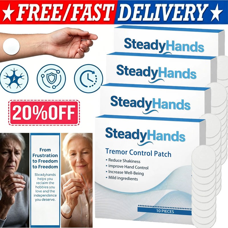 Steadyhands Tremor Control Patch, Steady Hands Control Patch – Hand Stabilizer