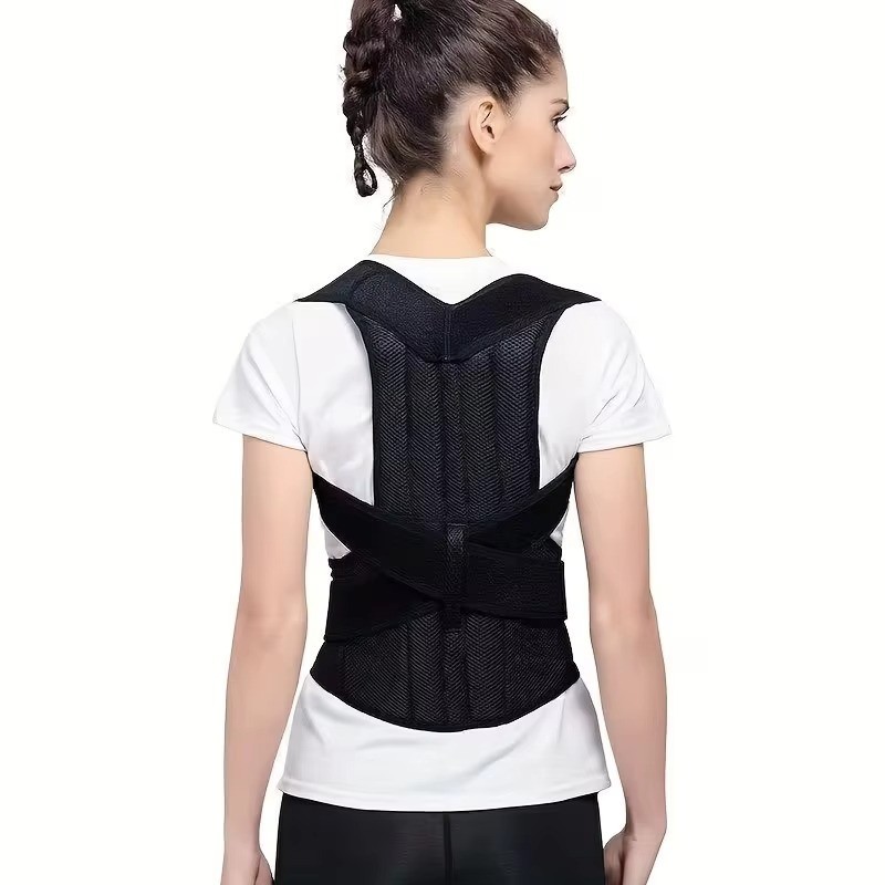 Adjustable Posture Corrector Low Back Support- Shoulder Brace Men- Women