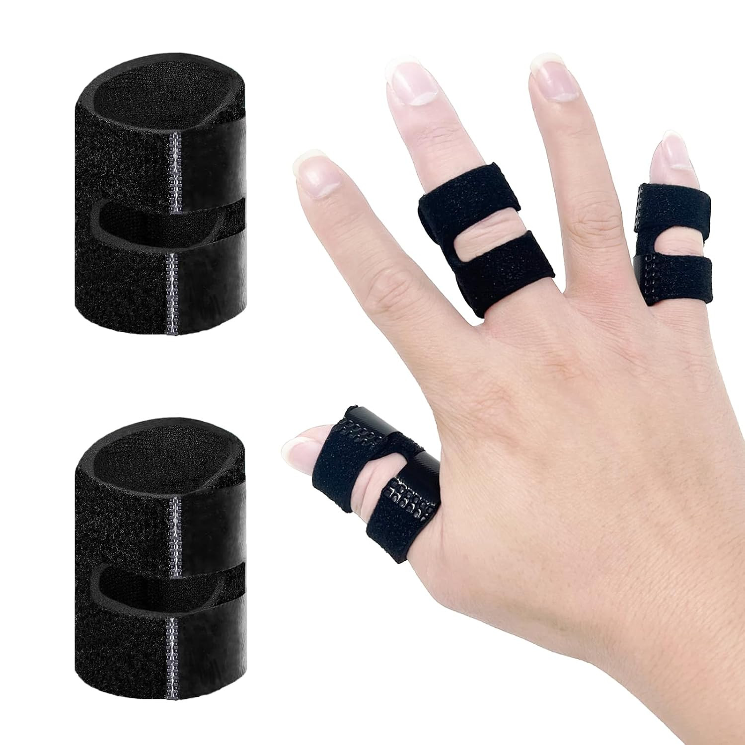 Thumb Finger Splints (2Pcs), Trigger Thumb Splint Finger Brace Pain Relief | Sma