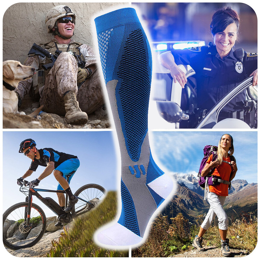 Knee High Compression Socks For Men & Women-Best For Running,Athletic,Medical