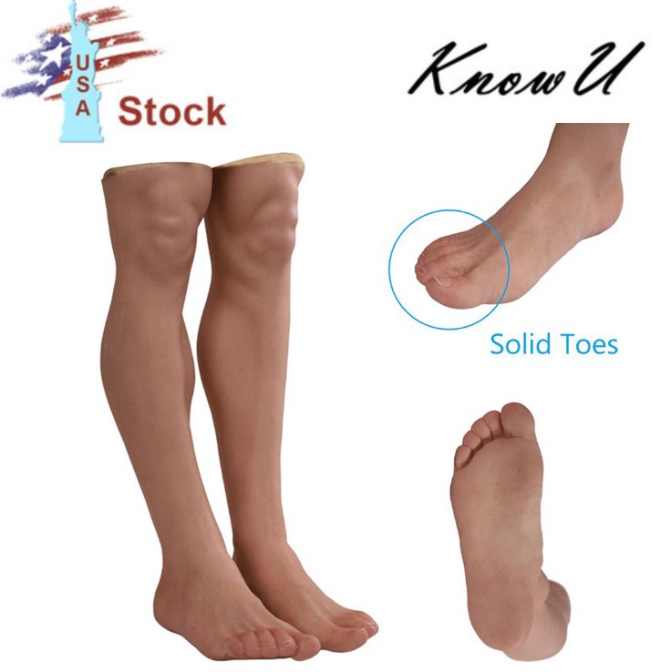 Realistic Silicone Prosthetic Foot Cover-Simulated Skin for Below Knee Ampute