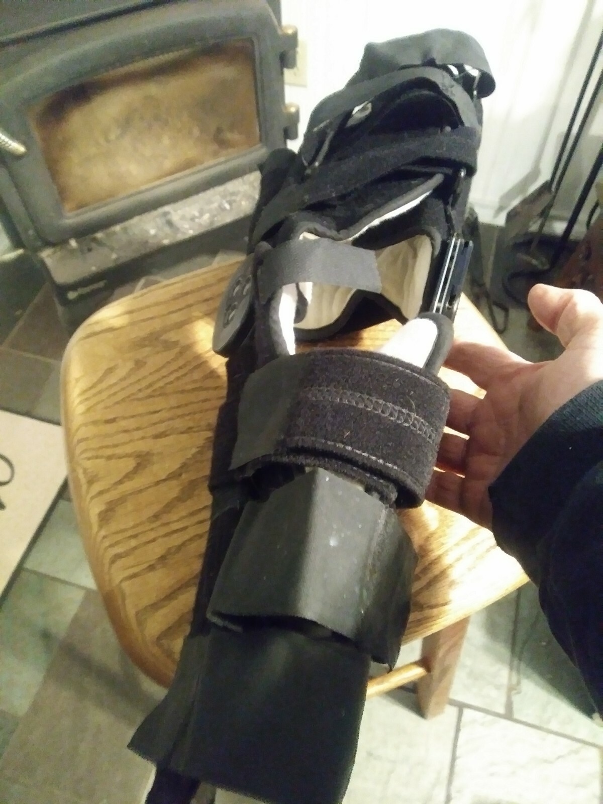 Smith + Nephew MEDIUM Post-Op Hinged Adjustable Knee Brace Right Left Leg ACL