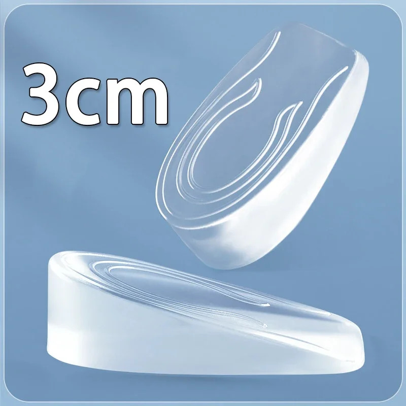 2pcs/4pcs Men’s and Women’s Arch Support Height Increasing Insoles Invisible Ela