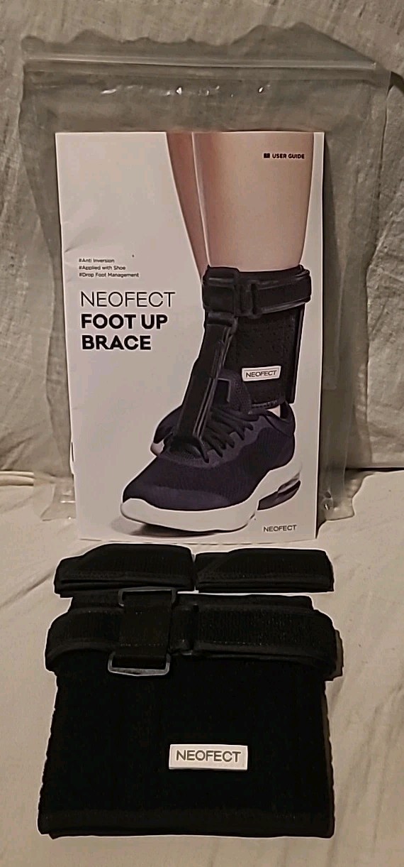 Neofect Adjustable (One Size) Foot Up Brace ~ For Walking ~ BRAND NEW