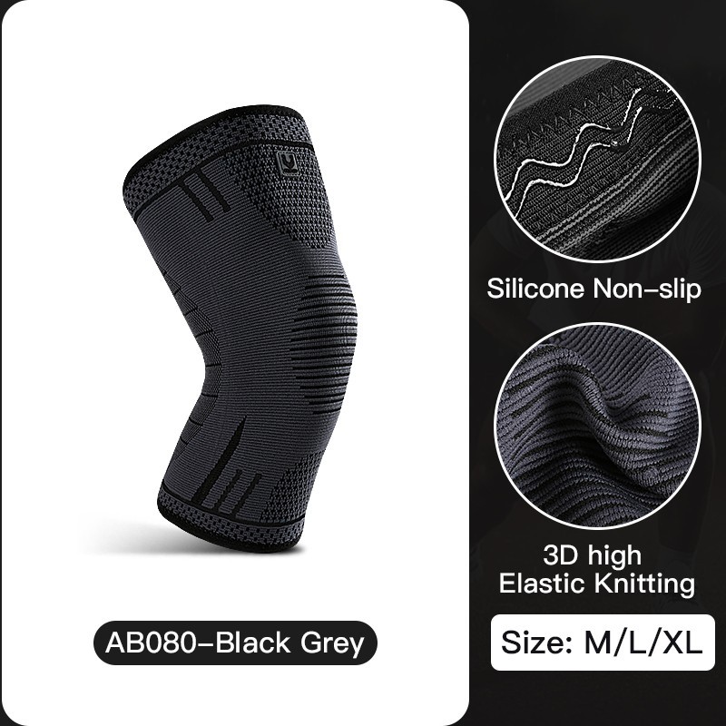 3 X Knee Sleeve Compression Brace Support For Sport Joint Pain Arthritis Relief