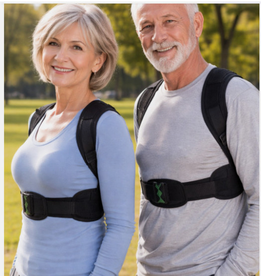 Posture Corrector for Women, Men And Seniors With Adjustable Breathable Brace
