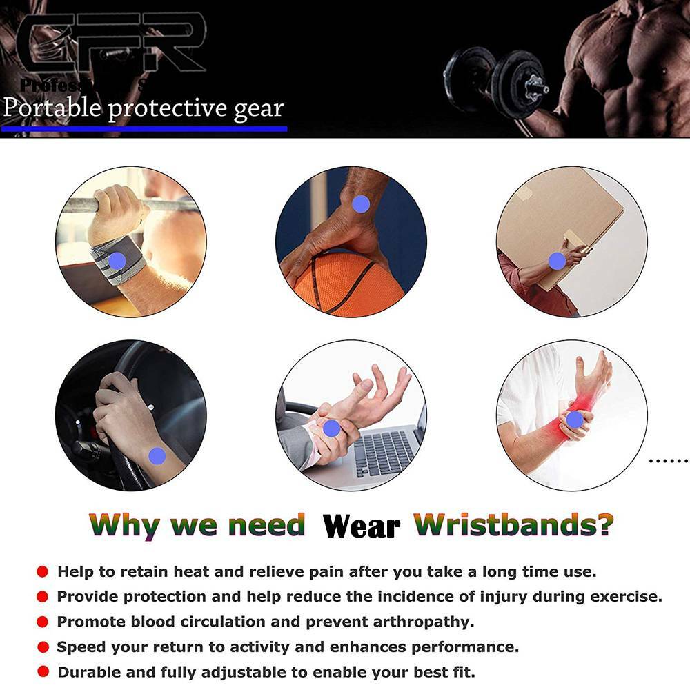 Adjustable Splint Wrist Hand Brace Support Carpal Tunnel Sprain Arthritis Band