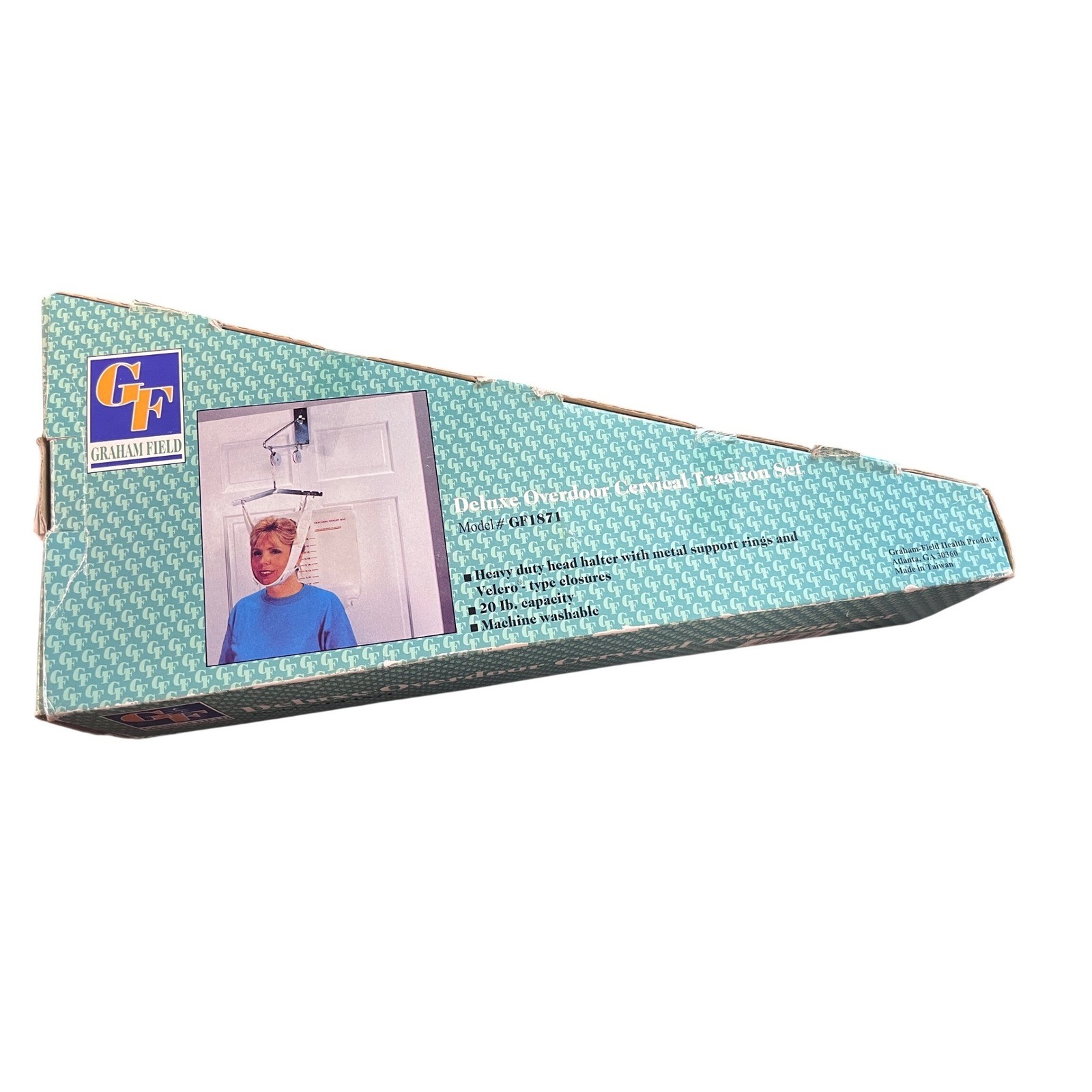 Graham-Field Deluxe Overdoor Cervical Traction Set GF1871 Neck Relief 20lb Cap