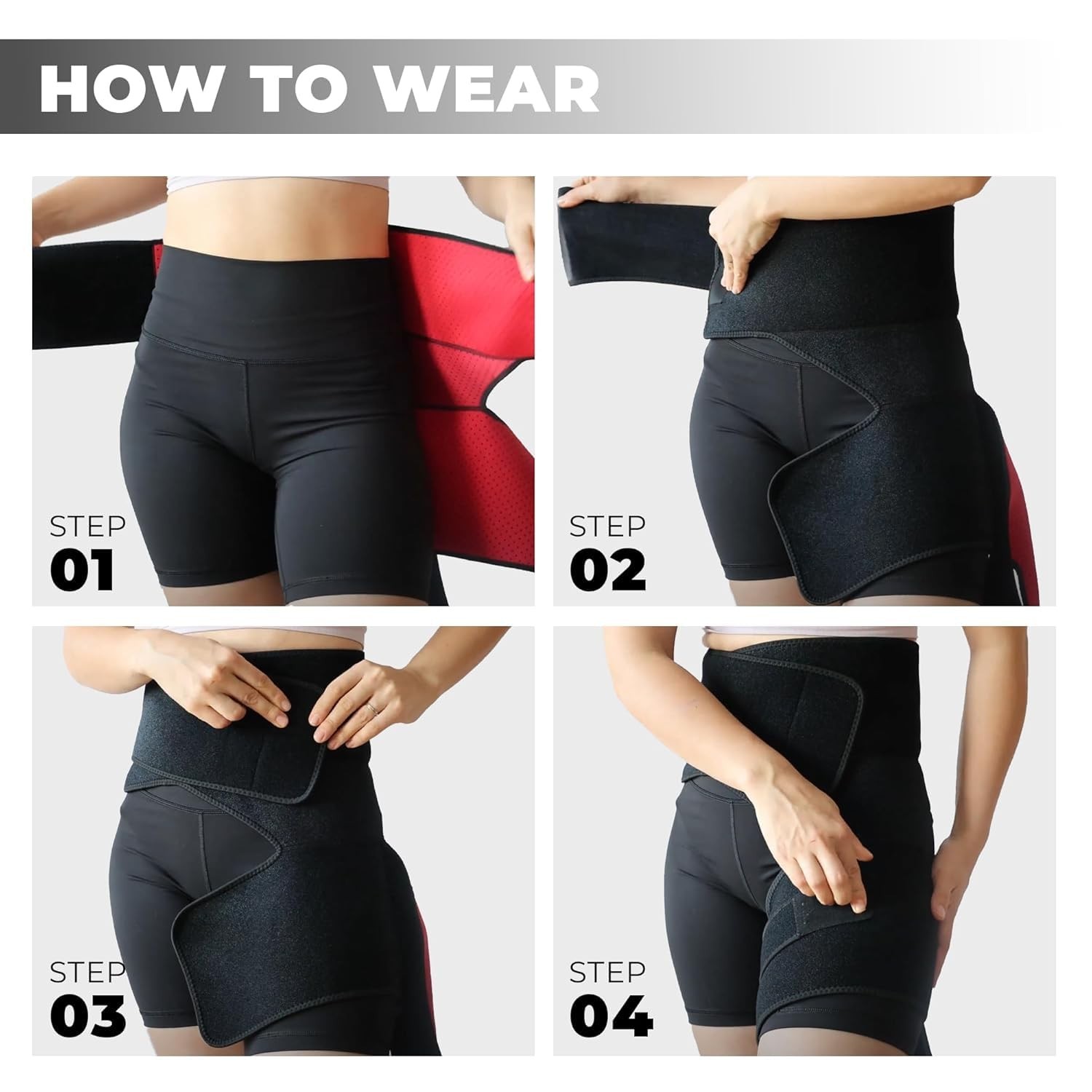 Ortho-Wrap Hip Brace for Sciatica Pain Relief – Unisex Support Brace with Bre…