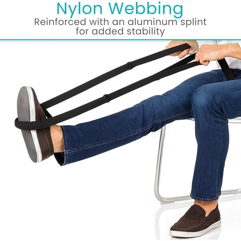 Versatile Stretch Lifter Strap Mobility Recovery Physical Therapy Leg Support US
