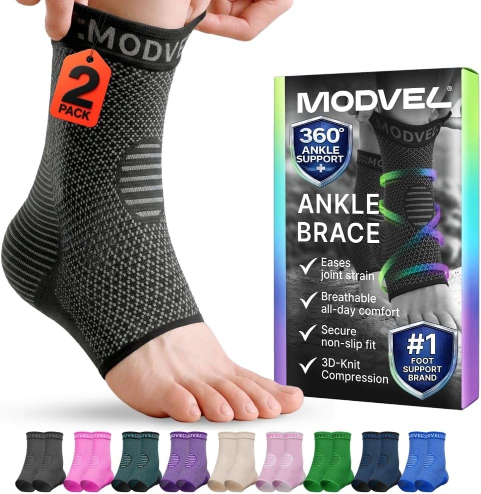 Lightweight Compression Ankle Sleeves – Support for Achilles & Plantar Fasciitis