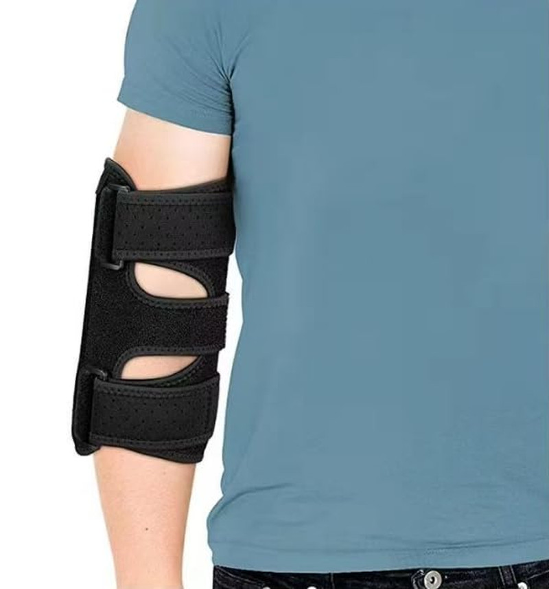 Elbow Brace, 2 Removable Metal Splints for Tendonitis, Elbow Brace for Ulnar Ner