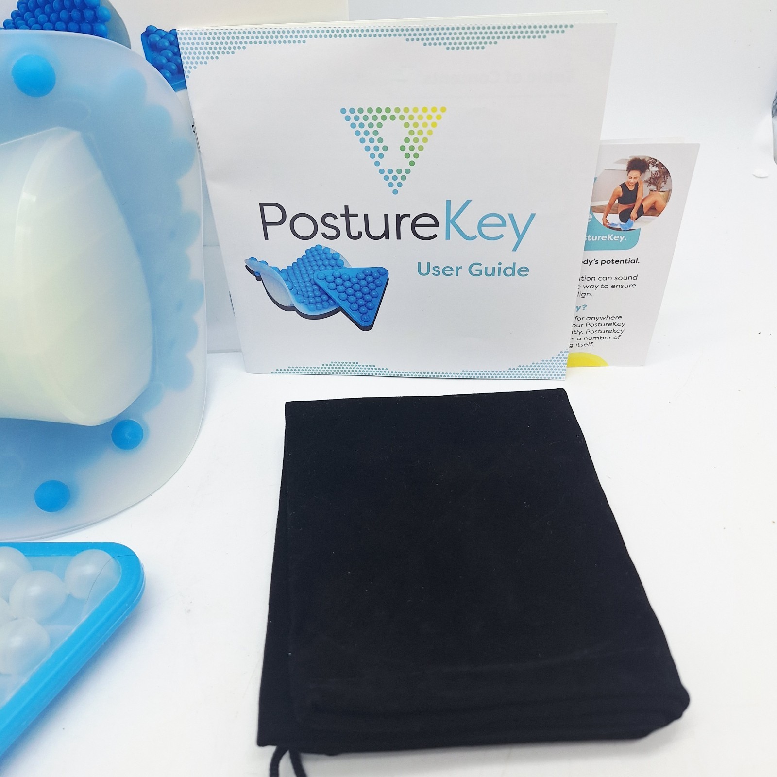 POSTURE KEY 2 Piece Set Lumbar Cervical Back Neck Posture Correction System