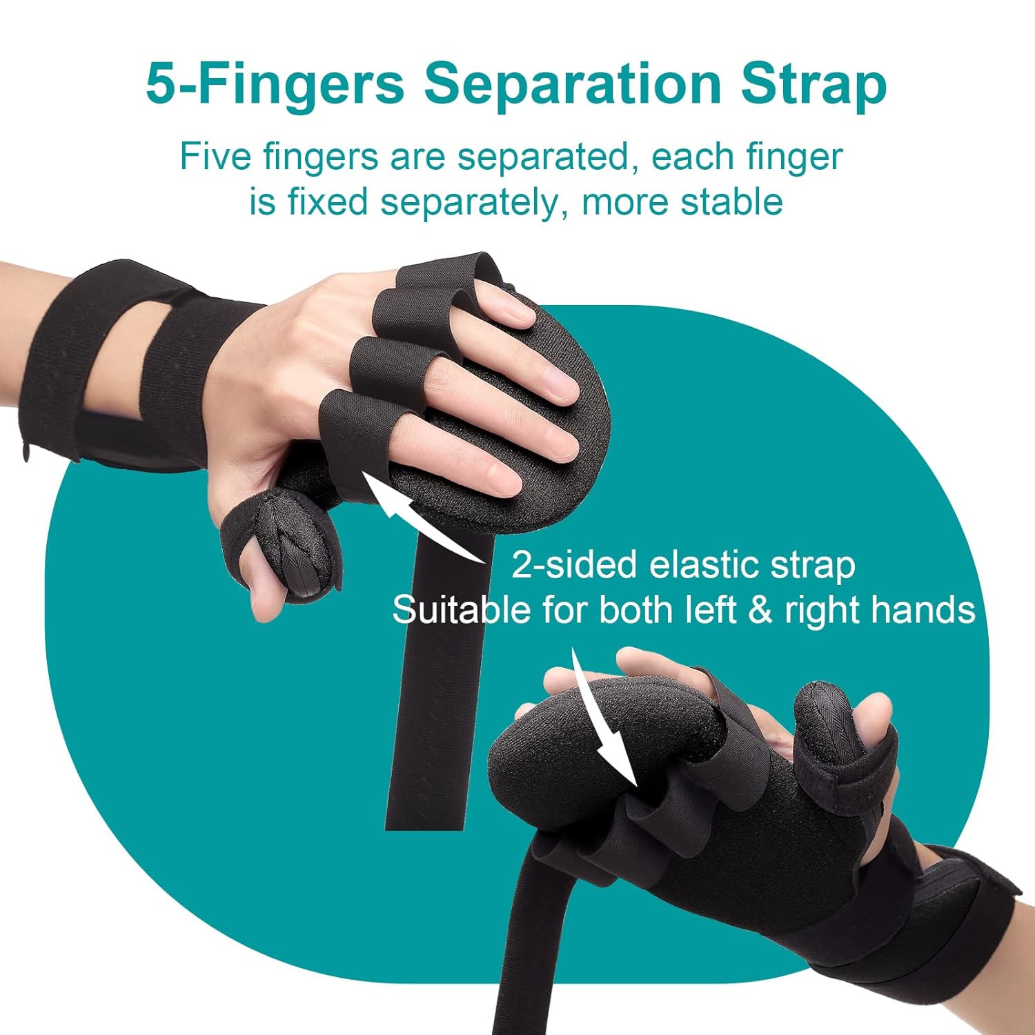 Stroke Hand Splint Wrist Brace Night Immobilizer Finger Stabilizer New