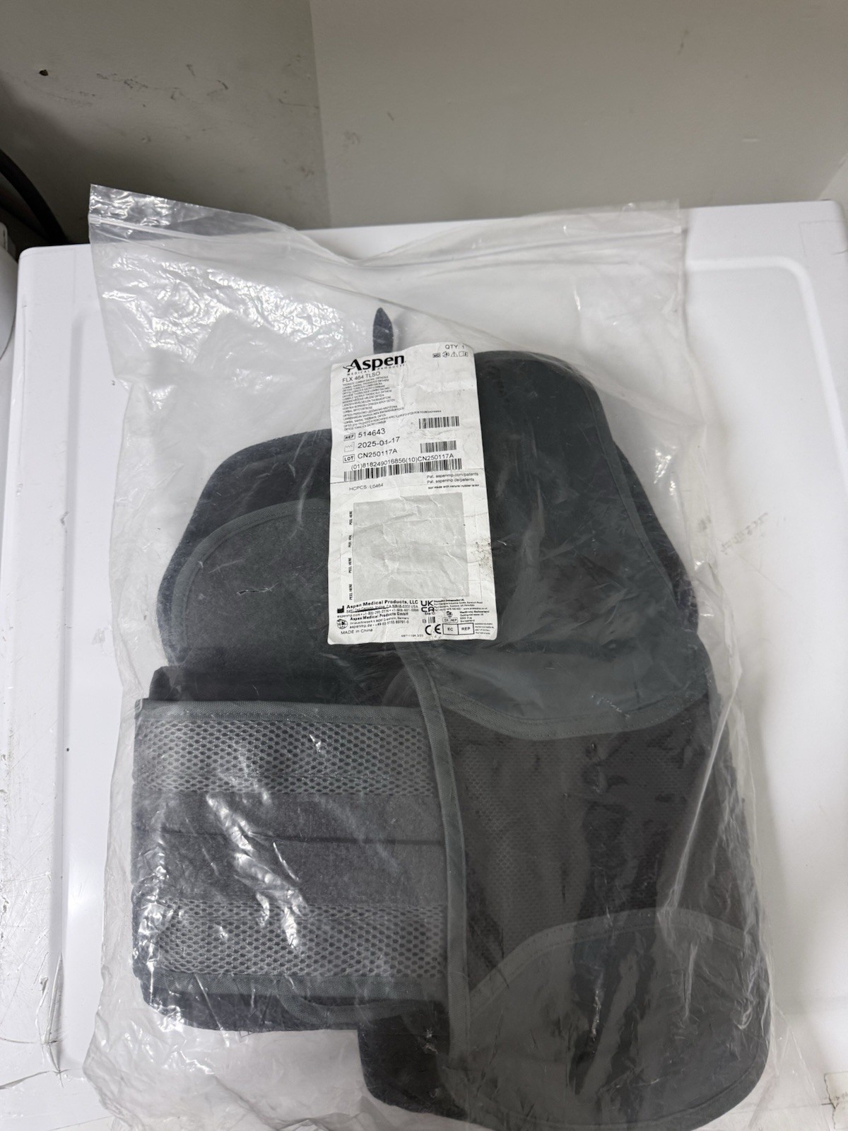 Aspen Vista 464 TLSO Adjustable Back Brace & Thoracolumbar Spine Support XS-XL