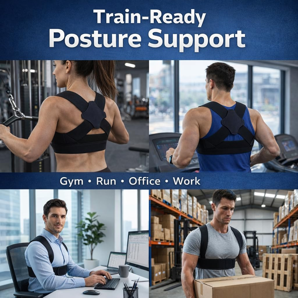 Posture Corrector for Women and Men – Lightweight Upper Back Brace Posture Corre
