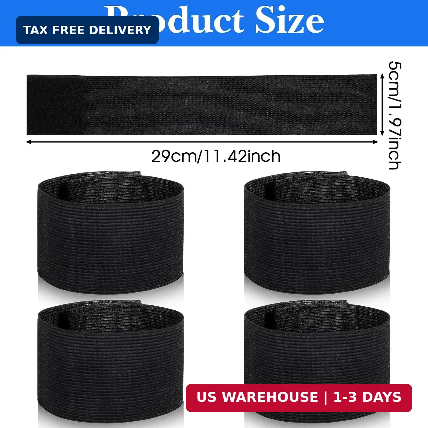 Black Boot Straps, 4 PCS Elastic Polyester Ankle Straps for Cowboy Boots, Elasti
