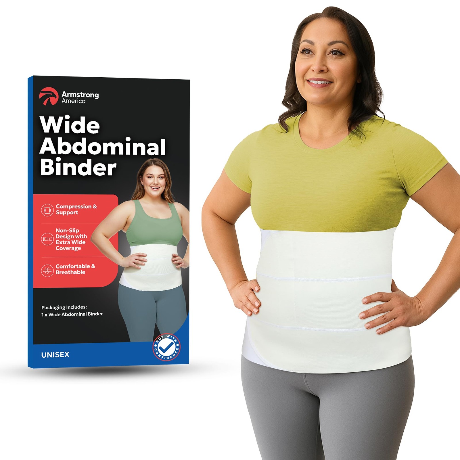 Abdominal Binder Post Surgery Tummy Tuck | Postpartum Belly Band Wrap | Post …