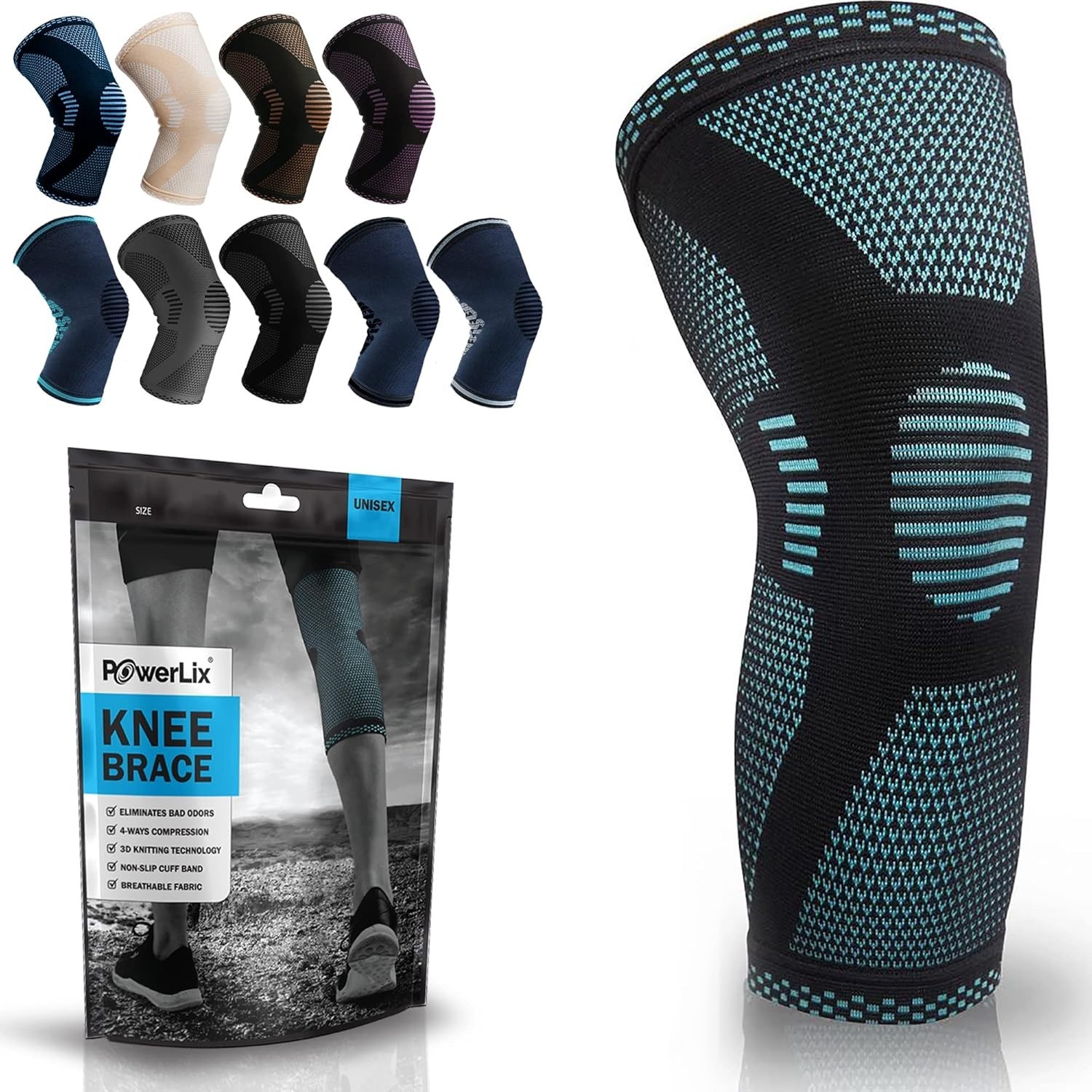 Knee Brace Adjustable Compression Support for Sport Joint Pain Arthritis Relief