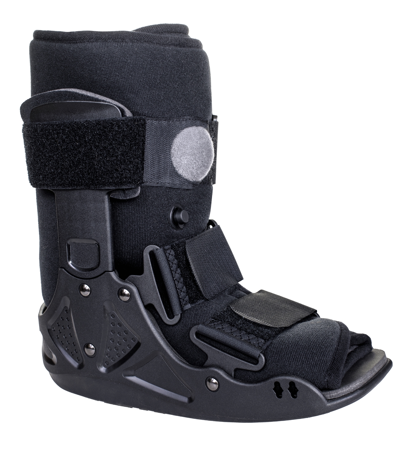 McKesson Black Air Walker Boot X-Large Hook and Loop for Either Foot