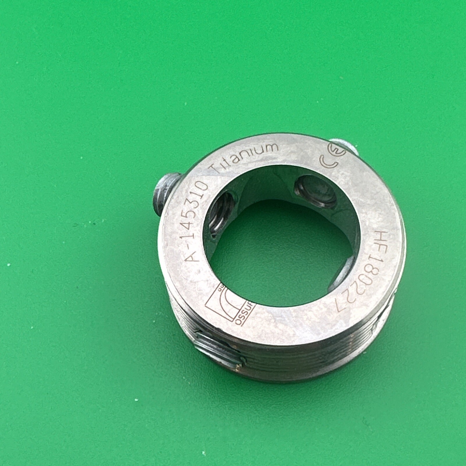 Ossur Titanium A-145310 FEMALE PYRAMID INSERT FOR PRONG-LP. Prosthetic Part