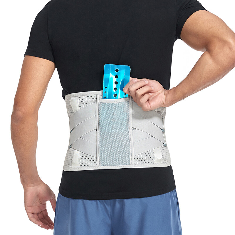 Adjustable Lumbar Support Lower Waist Back Belt Brace For Pain Relief Men Women
