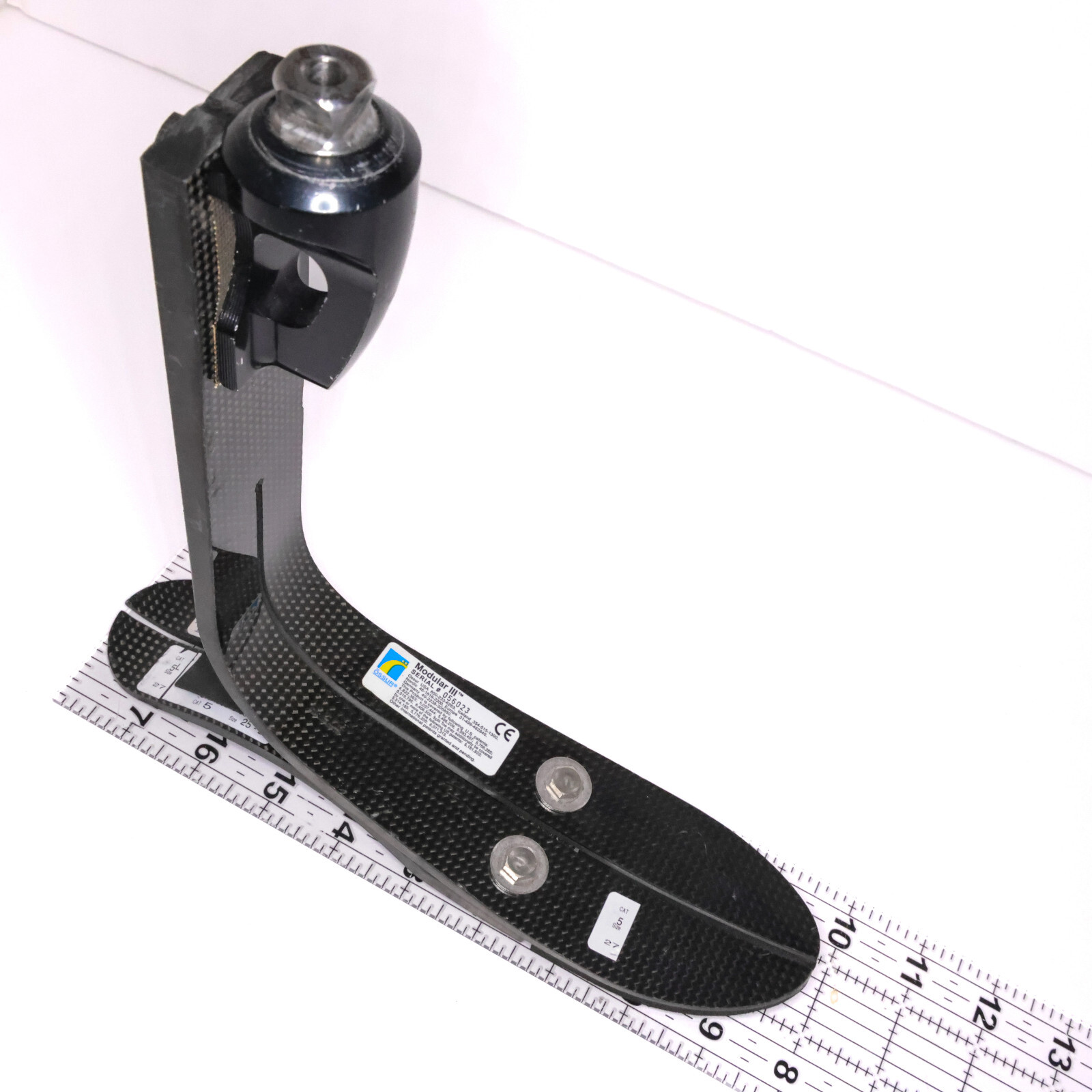OSSUR MODULAR III HIGH PROFILE PROSTHETIC FOOT PYRAMIDAL Ht=9.8″ Sz 27 CAT 5L