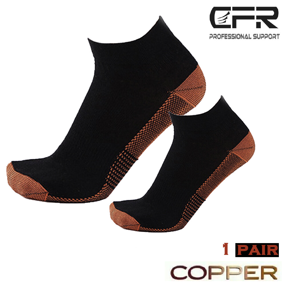 Copper Plantar Fasciitis Compression Socks Foot Support Night Splint Support CFR