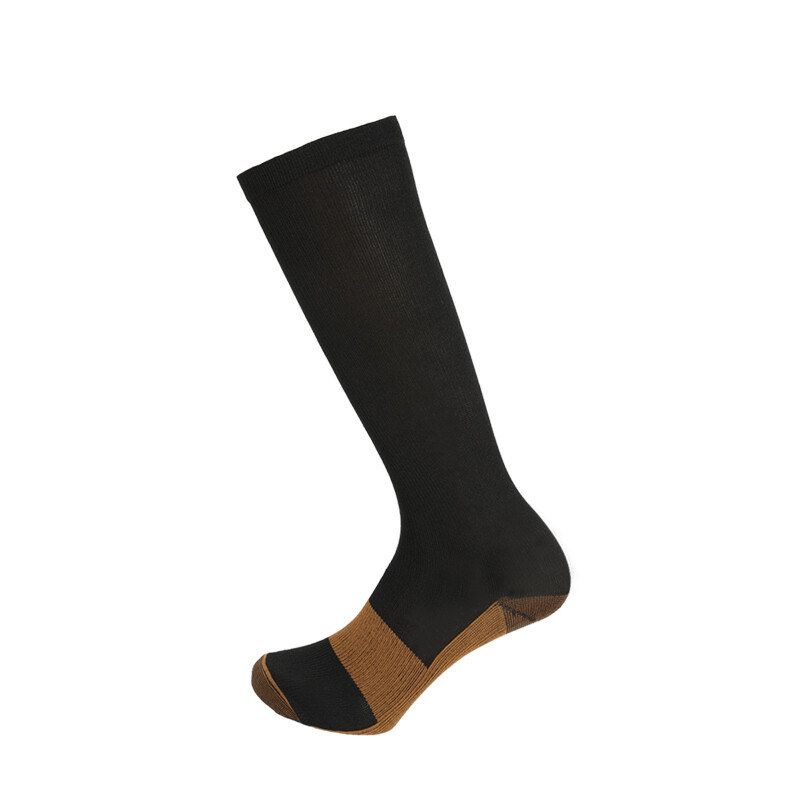 6 Pair Copper Compression Socks Over The Calf Regulation Ultra-Fit Support Socks