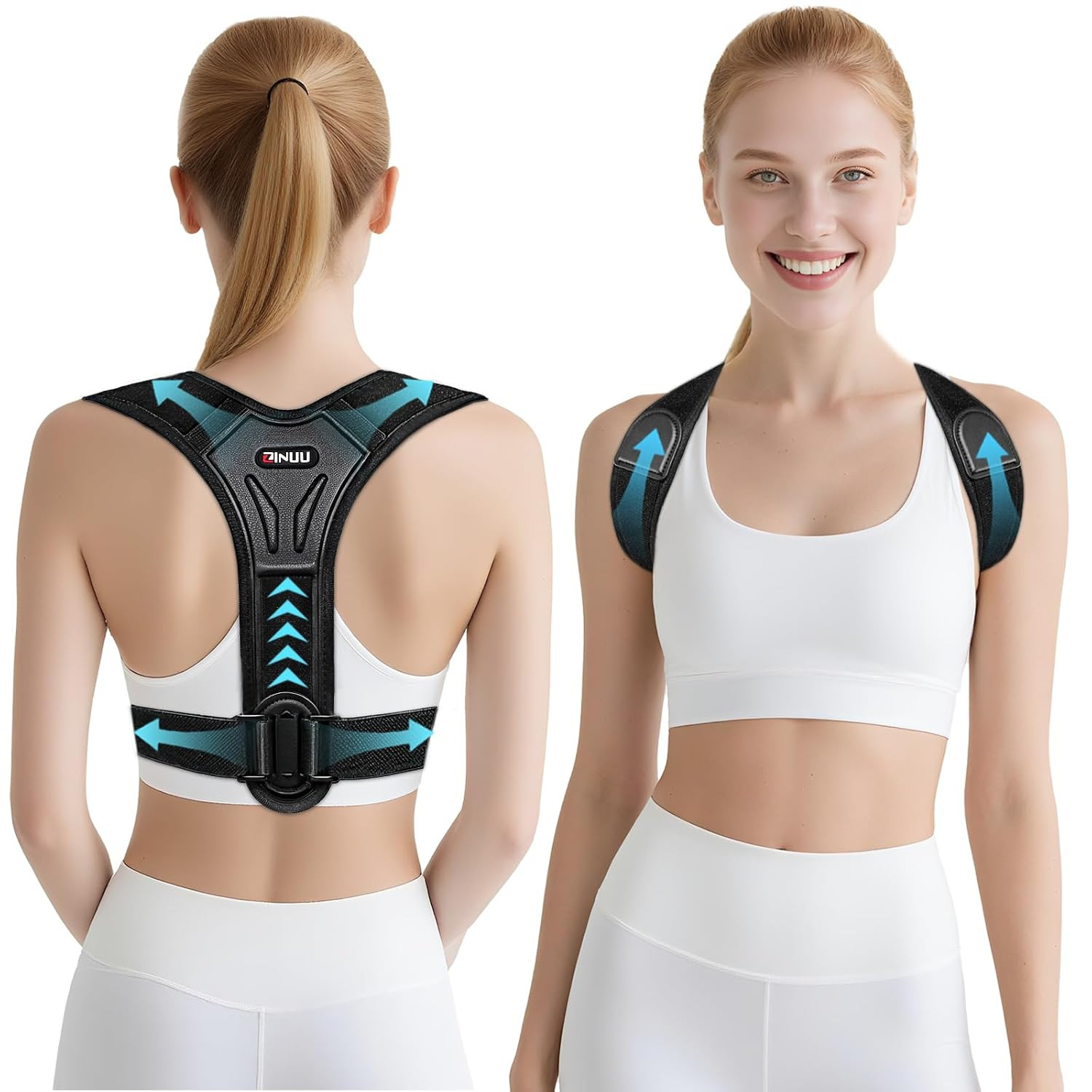Posture Corrector for Women and Men, Upgraded Comfortable Upper Back Brace with