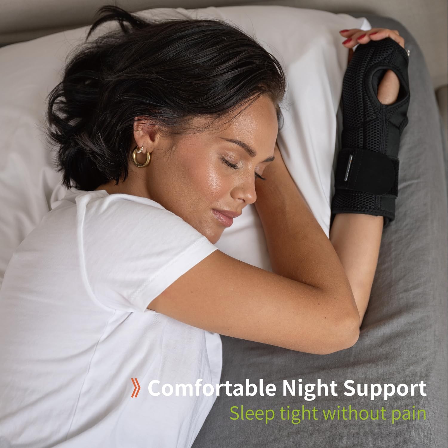 Comforband Night Sleep Wrist Brace – Adjustable, Cushioned Support for Carpal…
