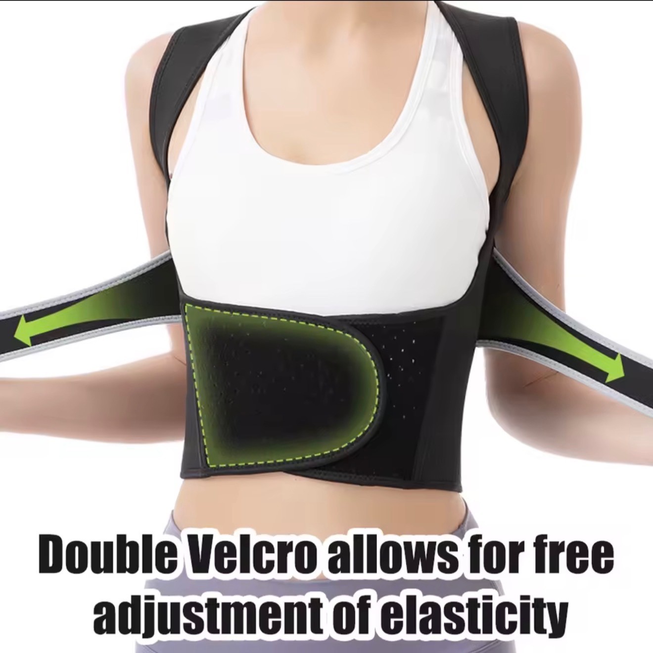 Brace Posture Corrector for Women – Adjustable Upper Back Pain Relief