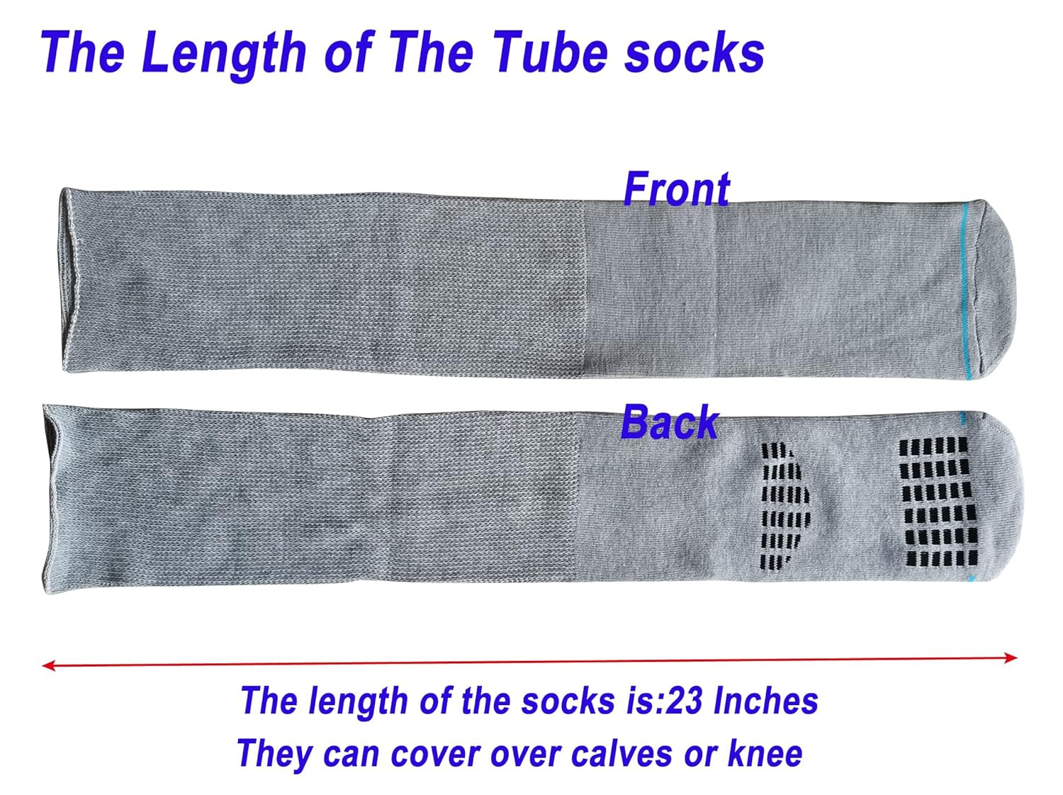 2 Pairs Walking Boot Socks for Orthopedic Walker Brace, Replacement Sock Liner K