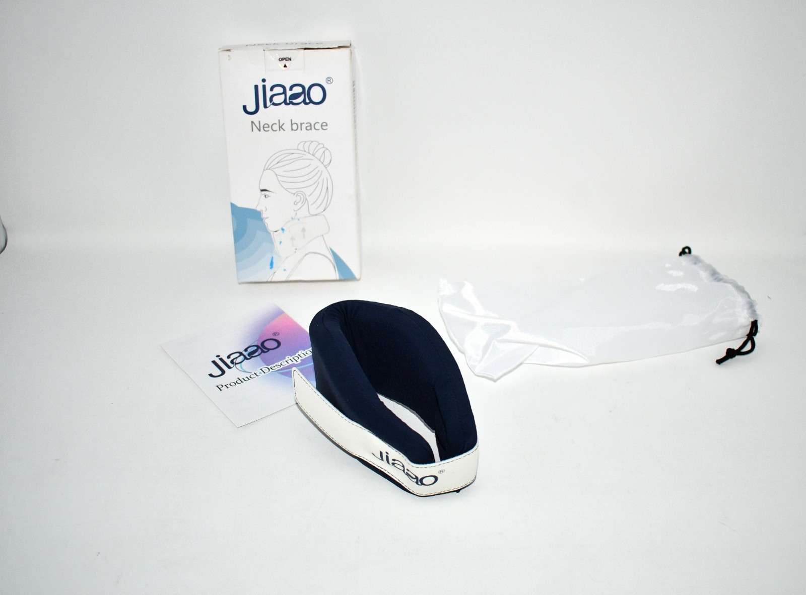 Jiaao Silicone Neck Brace Cervical Collar Support Washable Cervicorrect SMALL NW