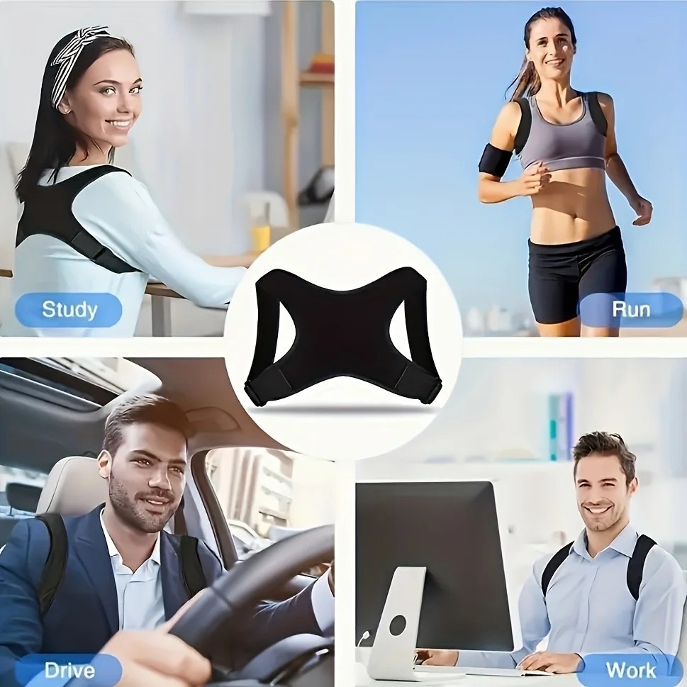 Back Posture Corrector Shoulder Straight Support Brace Belt Therapy Men Women US